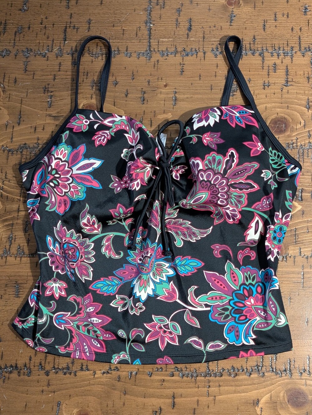 VS 3pcs 36C/D M Flower Swimwear Set
